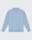 Blue Knitted Half Zip