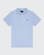 Pique Stretch Polo- Light Blue