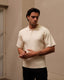 Elston Knitted Polo- Cream