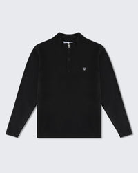 Huxley Quarter Zip - Black