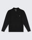 Black Knitted Half Zip