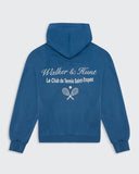St Tropez Tennis Club Hoodie - Steel Blue