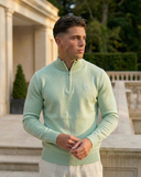 Huxley Quarter Zip - Light Green