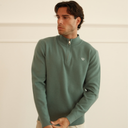 Huxley Quarter Zip - Sage Green