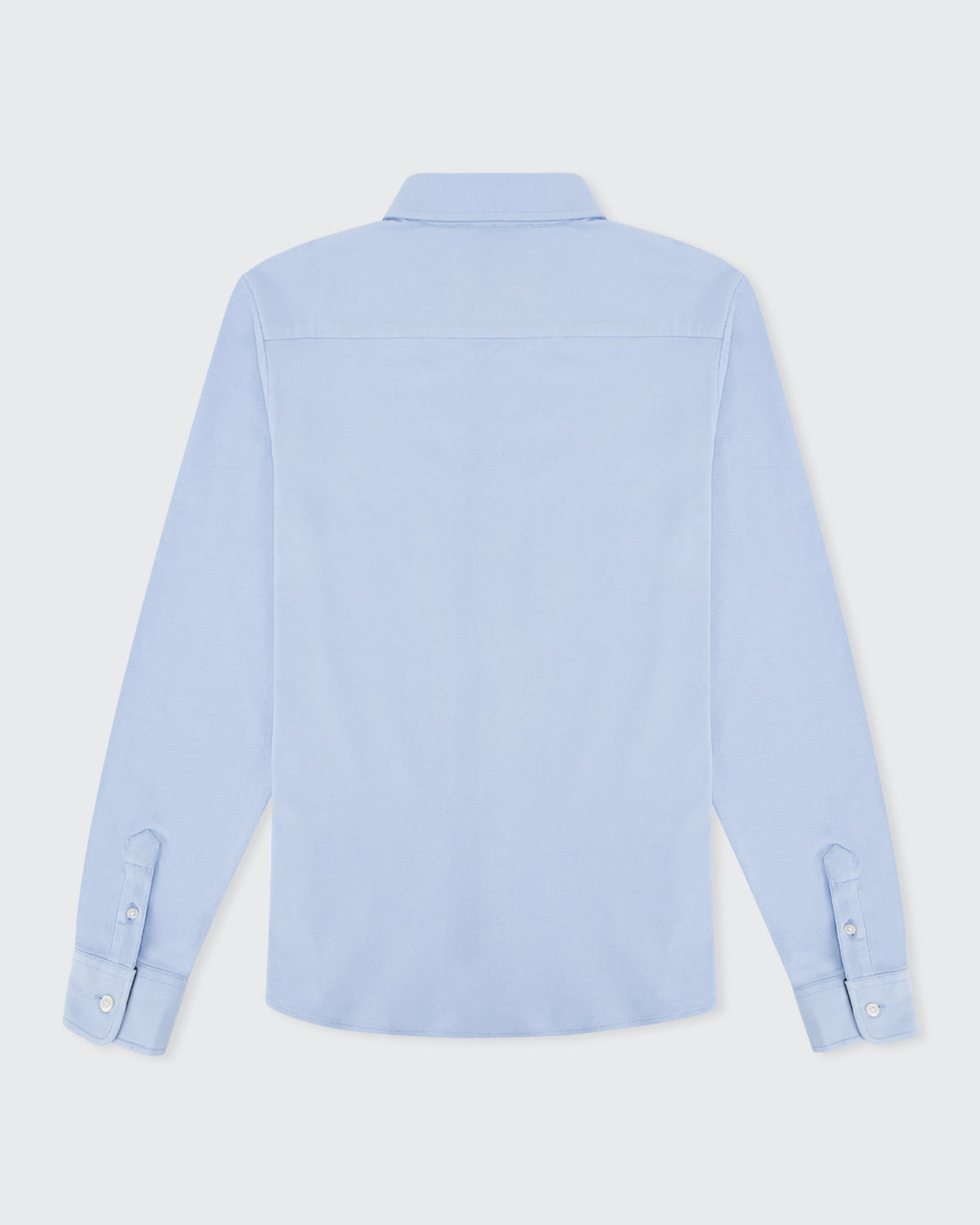 Piqué Stretch Shirt- Light Blue
