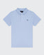 Pique Stretch Polo- Light Blue