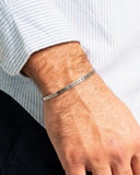 Classic Cuff  Bracelet- Silver
