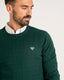 Hunter Green- Cable Knit