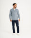 Blue Twist Knitted 1/4 Zip