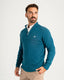 Saxony Blue Knitted 1/4 Zip