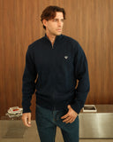 Oversized Ashbury Full Zip- Navy