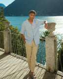 Cuban Shirt- Light Blue