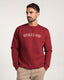 Burgundy Appliqué Sweatshirt