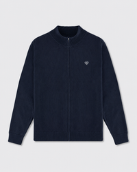 Oversized Ashbury Full Zip- Navy