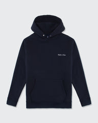 Script Hoodie- Navy