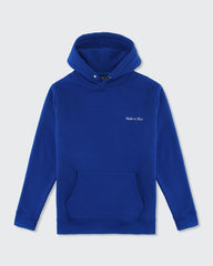 Sudadera con capucha Script - Azul cobalto