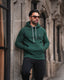 Dark Green Understated Hoodie