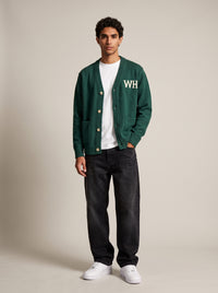 WH Cardigan - Emerald Green