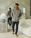 Script Hoodie- Slate Grey