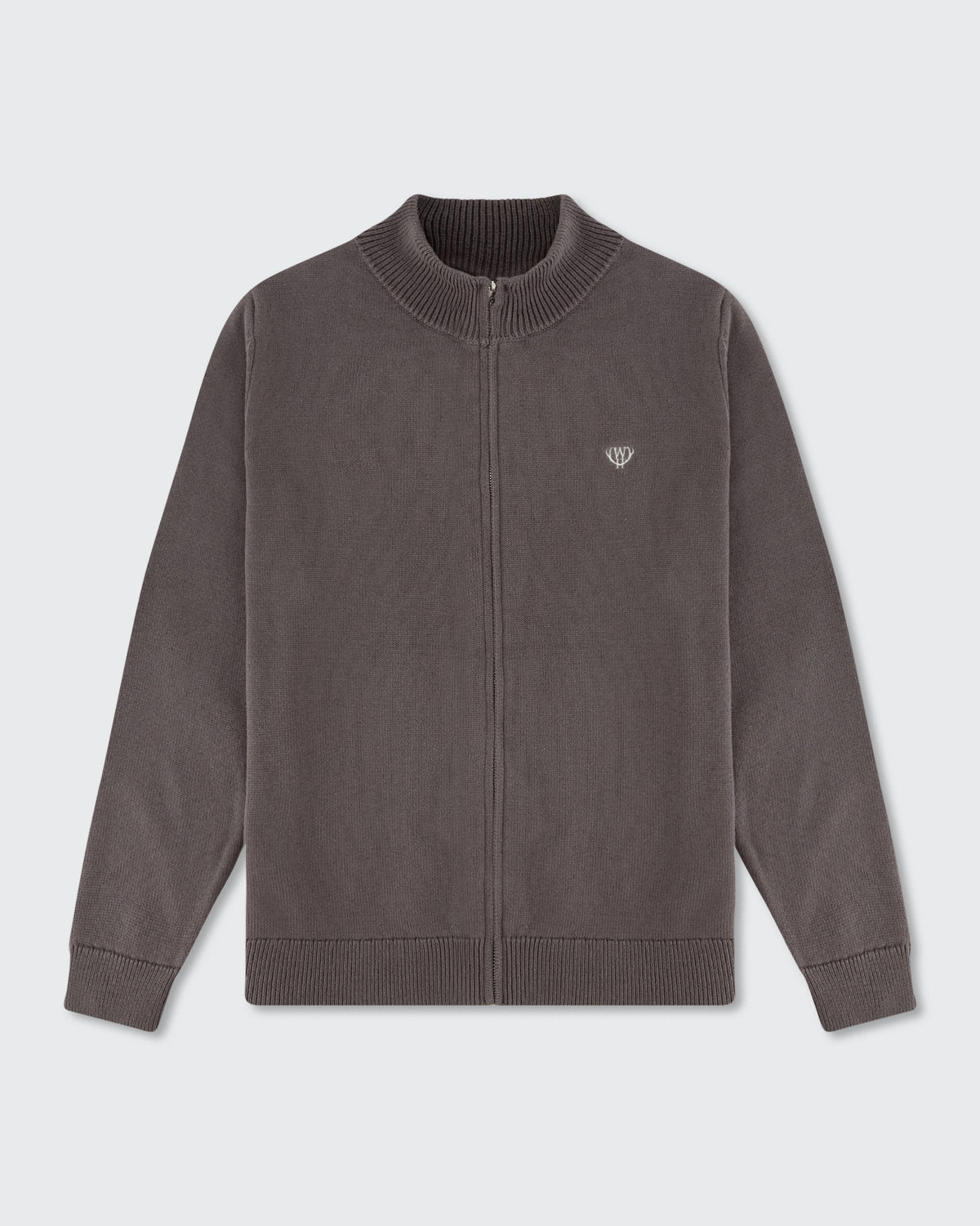 Oversized Ashbury Full Zip- Grey
