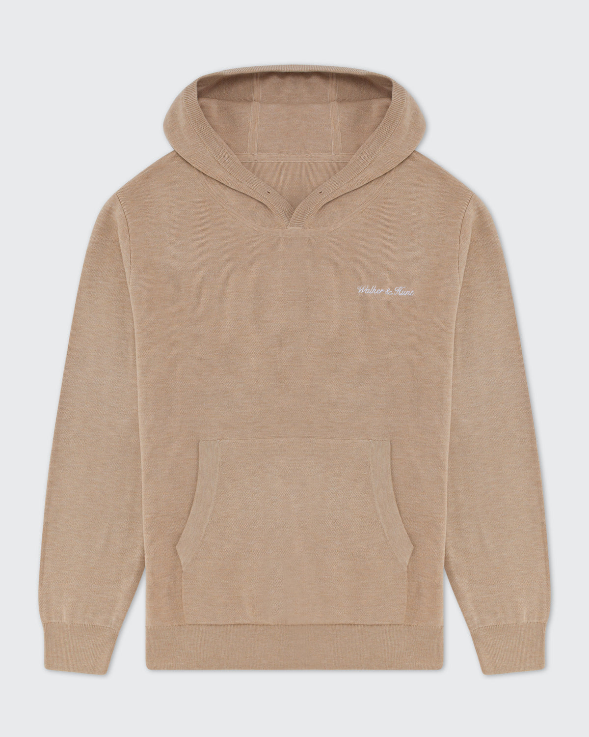 W&H Knitted Hoodie - Mocha