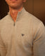 Grey Knitted Half Zip