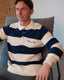 Striped Knit Jumper- Navy & Cream