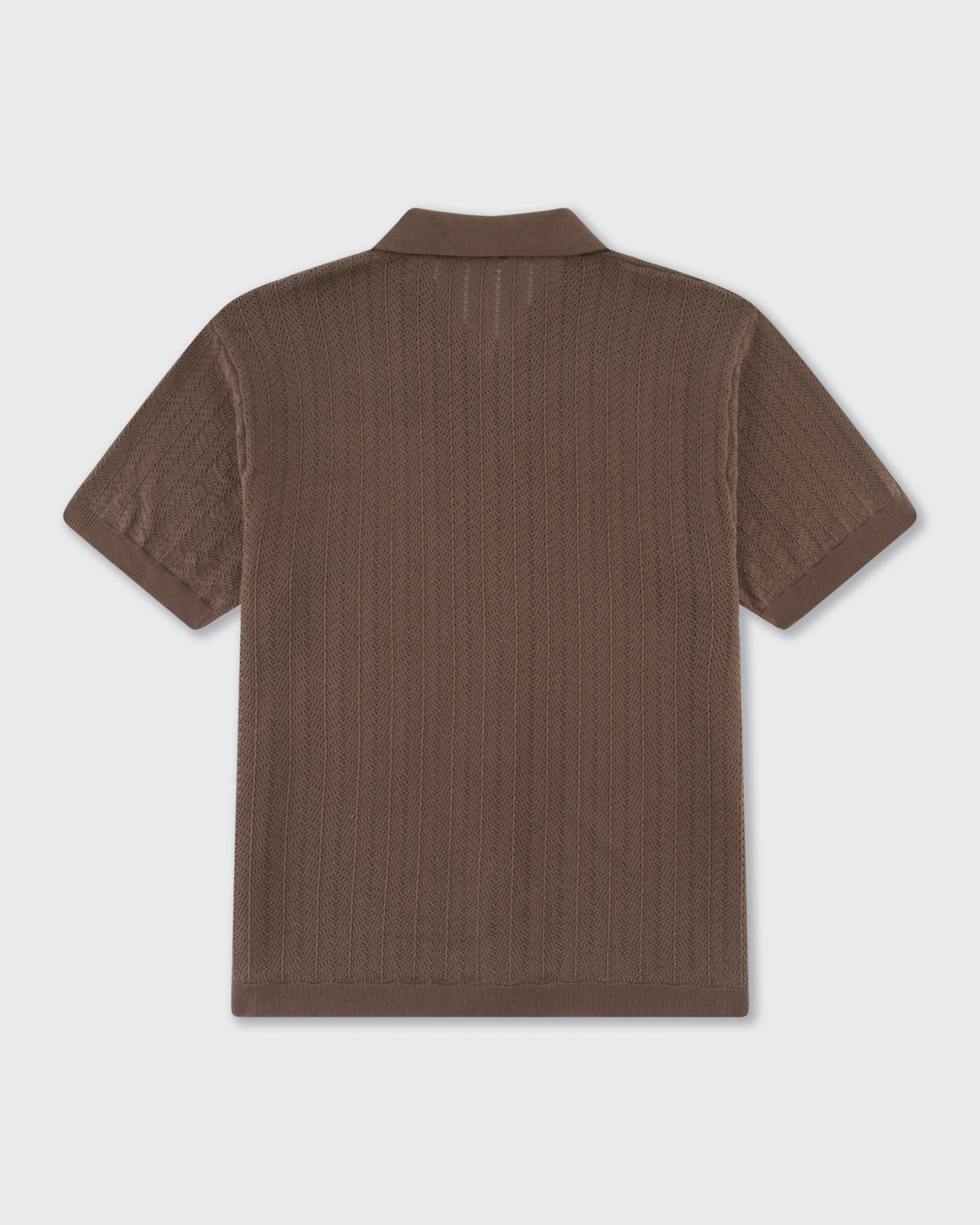 Knitted Shirt- Brown