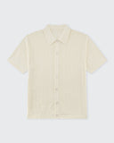 Knitted Shirt- Cream