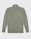 Khaki Knitted Half Zip