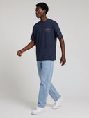 Le Mon Patch Tee — Navy