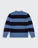 Oversized Lando Knit - Steel & Navy