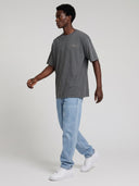 Le Mon Patch Tee — Stone Grey