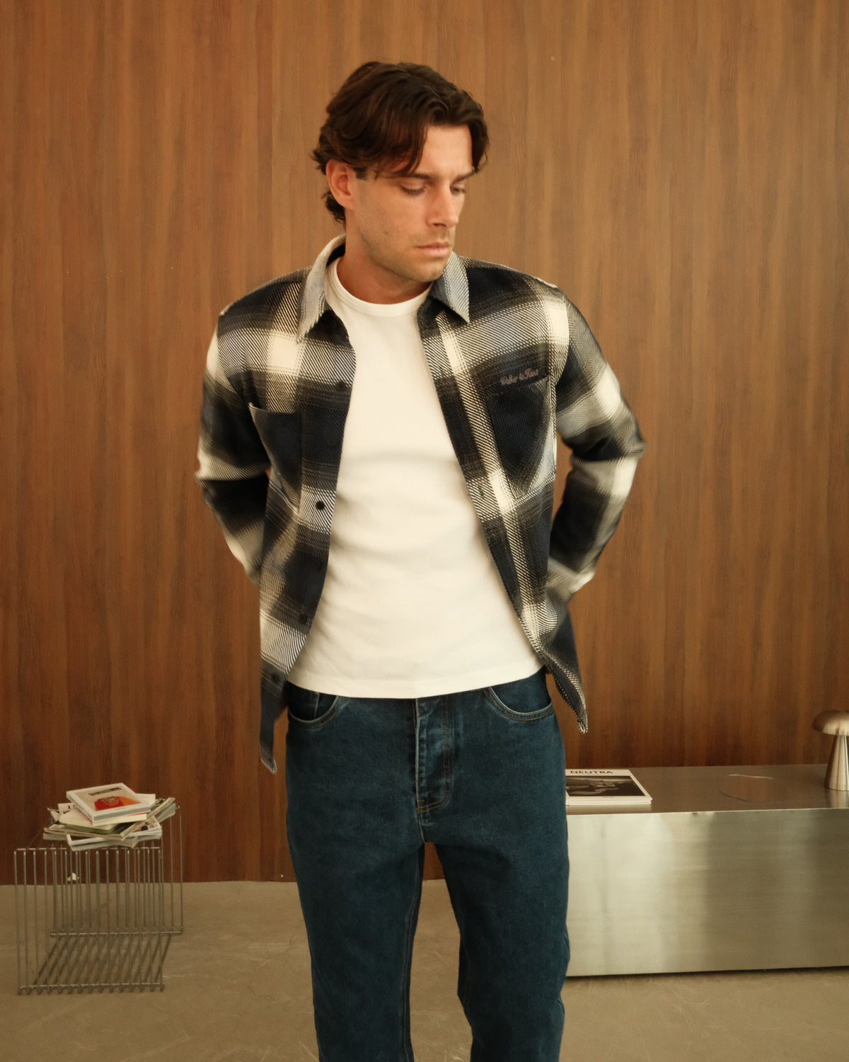 Mercer Flannel Shirt - Navy