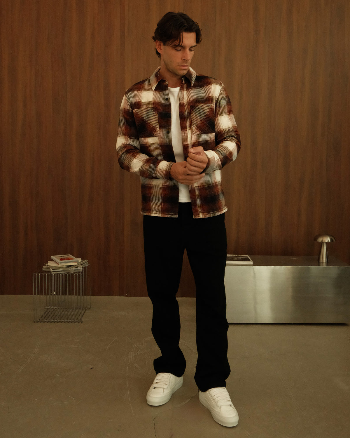 Mercer Flannel Shirt- Mocha