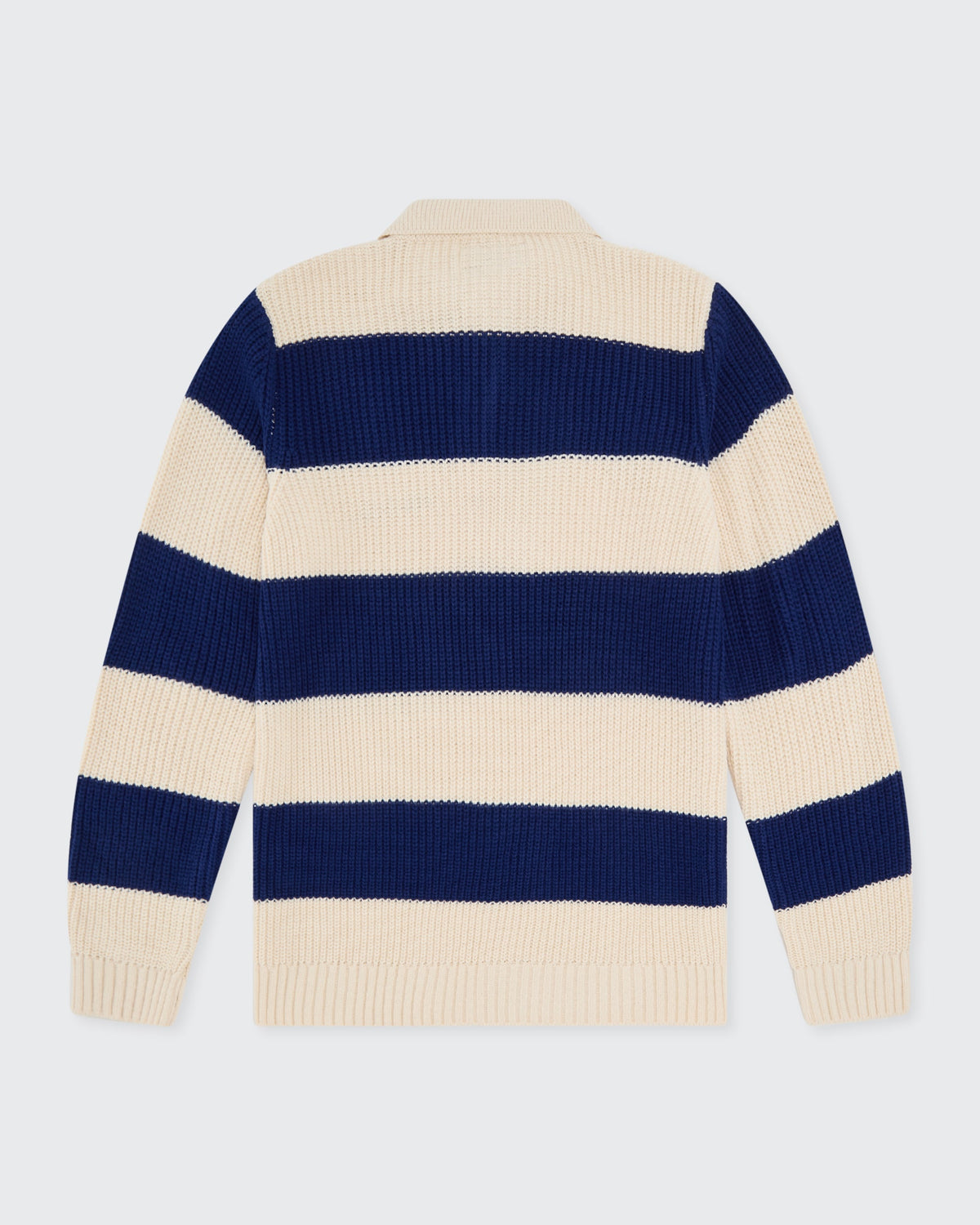 Oversized Lando Knit- Navy & Cream