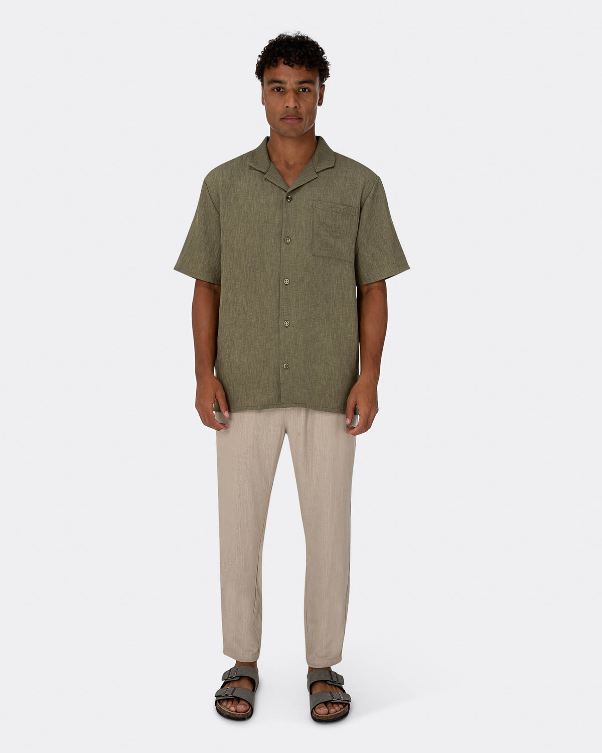 Cuban Shirt- Khaki