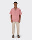 Cuban Collar Shirt- Dusky Pink