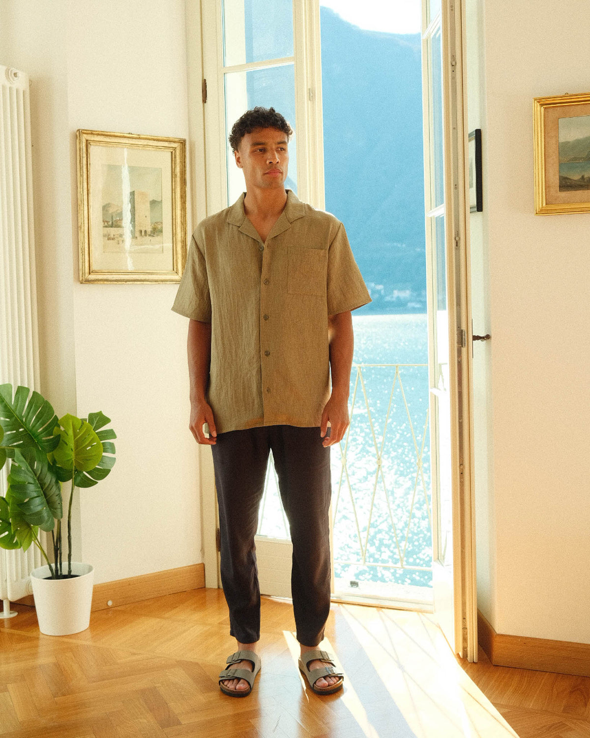 Cuban Shirt- Khaki