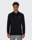 Long Sleeve Polo- Navy