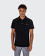 Pique Stretch Polo- Navy