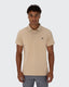 Pique Stretch Polo- Sand