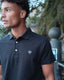 Pique Stretch Polo- Navy