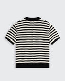 Striped Knitted Shirt - Black