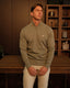 Khaki Knitted Half Zip