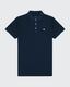 Textured Polo- Navy