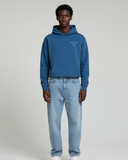St Tropez Tennis Club Hoodie - Steel Blue