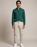 Huxley Quarter Zip - Emerald Green