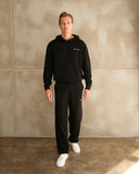 W&H Knitted Hoodie - Black