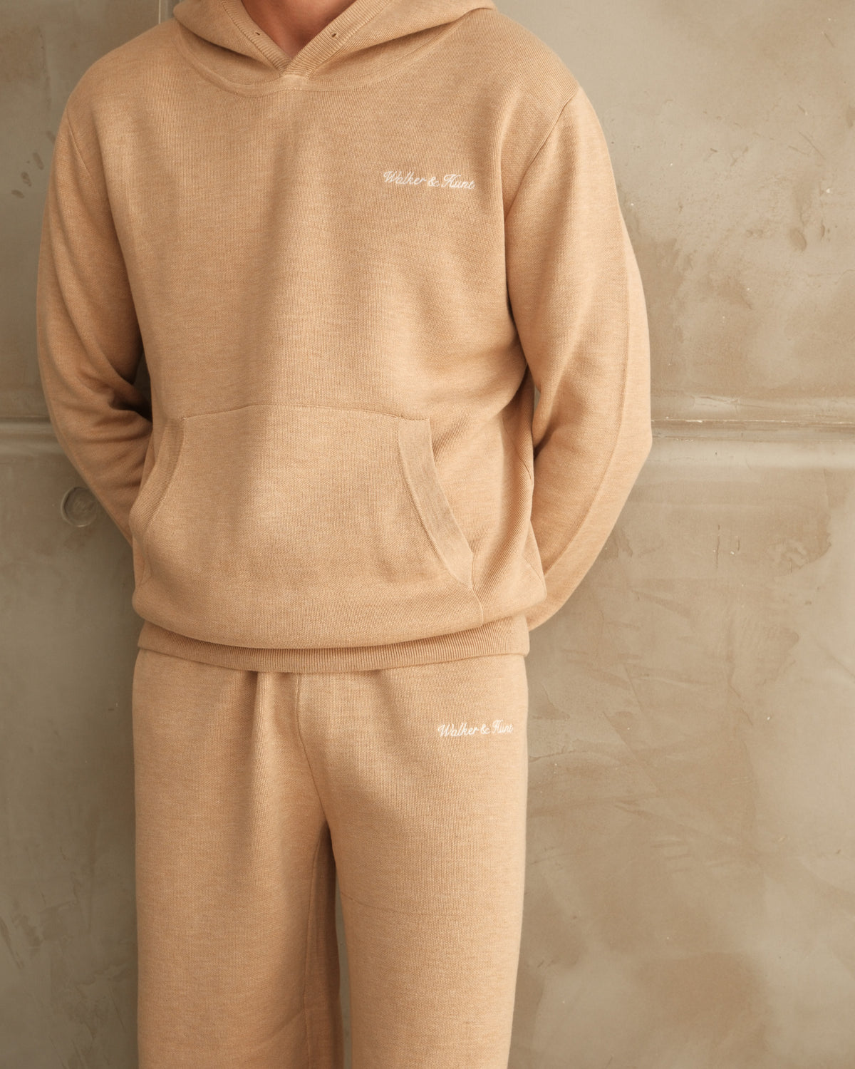 W&H Knitted Hoodie - Mocha